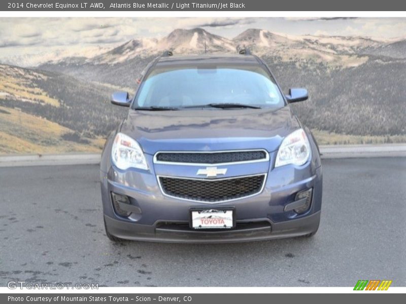 Atlantis Blue Metallic / Light Titanium/Jet Black 2014 Chevrolet Equinox LT AWD