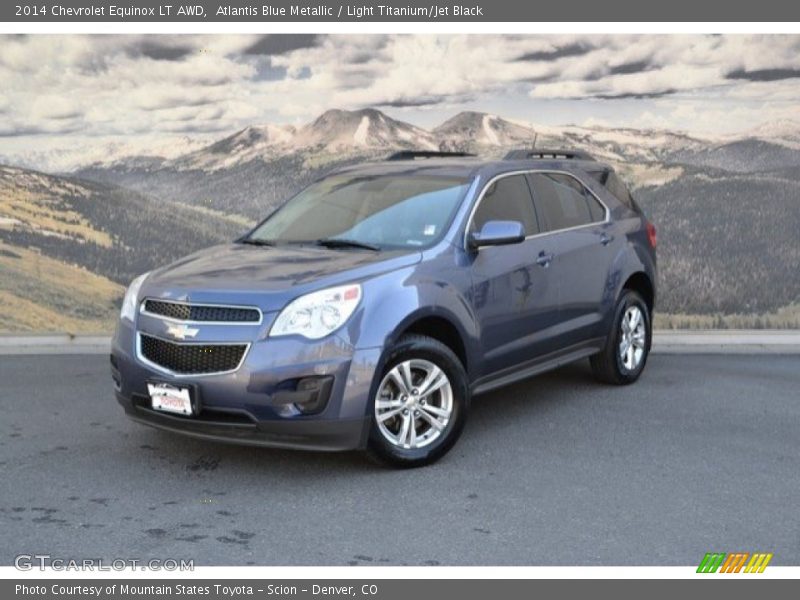 Atlantis Blue Metallic / Light Titanium/Jet Black 2014 Chevrolet Equinox LT AWD