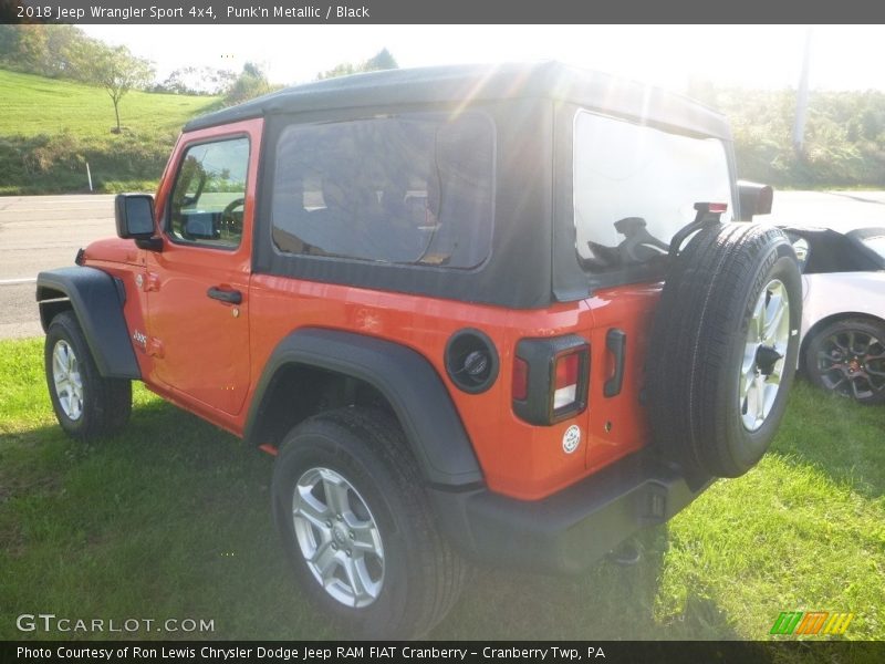 Punk'n Metallic / Black 2018 Jeep Wrangler Sport 4x4