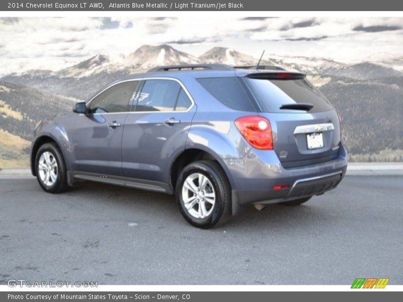 Atlantis Blue Metallic / Light Titanium/Jet Black 2014 Chevrolet Equinox LT AWD