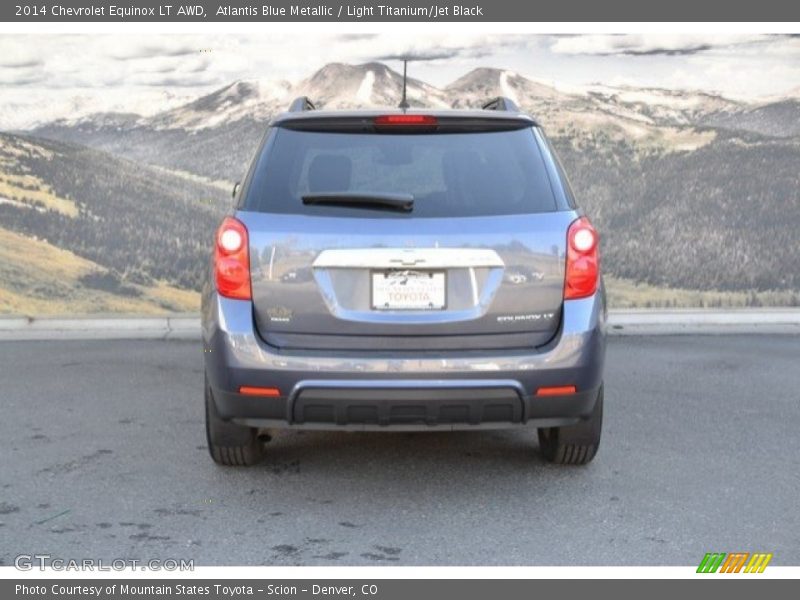 Atlantis Blue Metallic / Light Titanium/Jet Black 2014 Chevrolet Equinox LT AWD