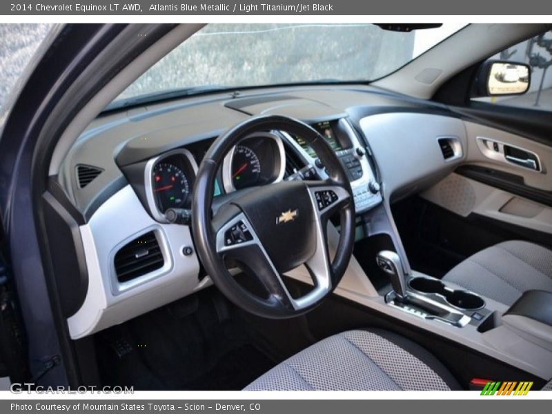 Atlantis Blue Metallic / Light Titanium/Jet Black 2014 Chevrolet Equinox LT AWD