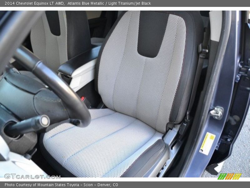 Atlantis Blue Metallic / Light Titanium/Jet Black 2014 Chevrolet Equinox LT AWD