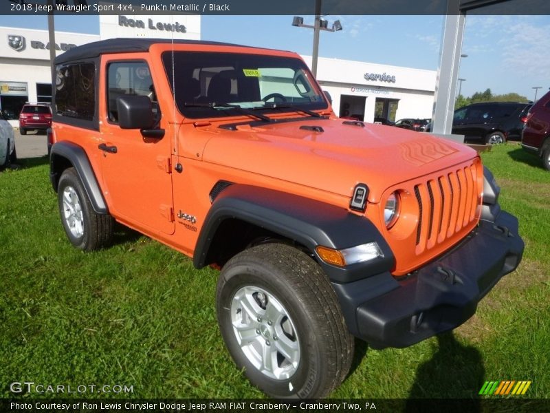 Punk'n Metallic / Black 2018 Jeep Wrangler Sport 4x4