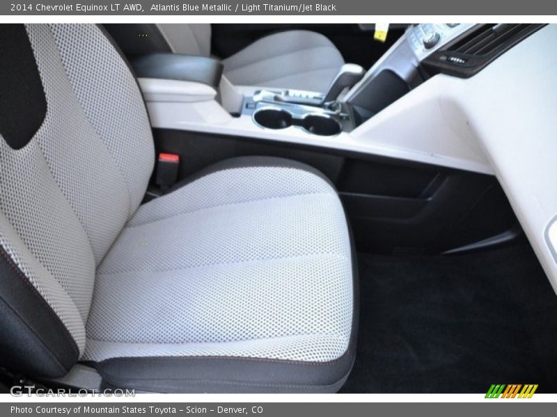 Atlantis Blue Metallic / Light Titanium/Jet Black 2014 Chevrolet Equinox LT AWD