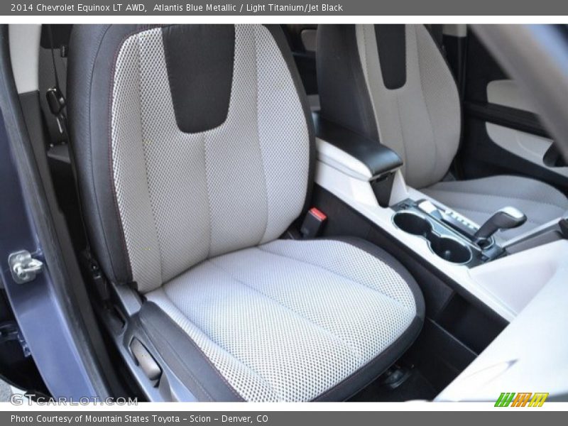 Atlantis Blue Metallic / Light Titanium/Jet Black 2014 Chevrolet Equinox LT AWD