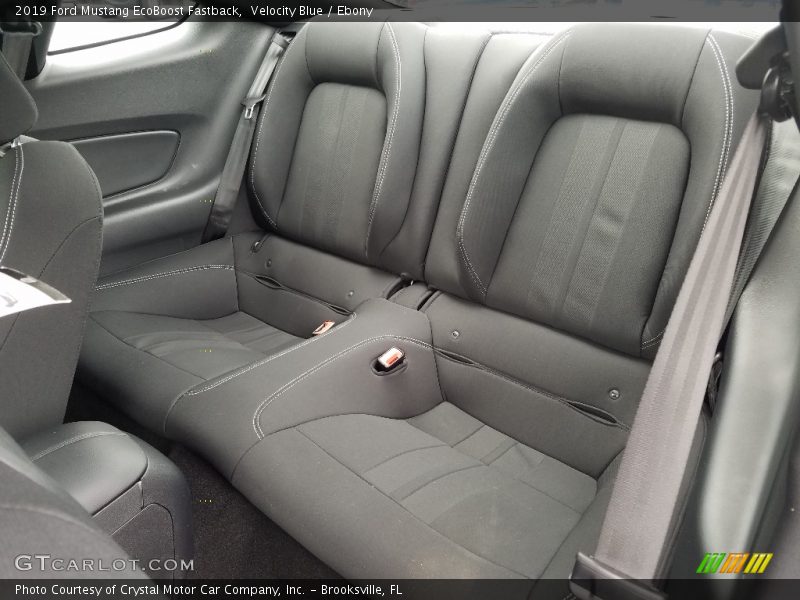 Rear Seat of 2019 Mustang EcoBoost Fastback