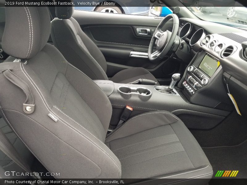 Front Seat of 2019 Mustang EcoBoost Fastback