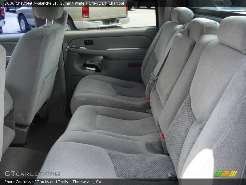 Summit White / Gray/Dark Charcoal 2006 Chevrolet Avalanche LT
