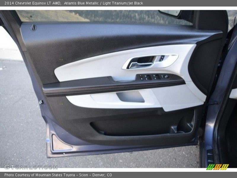 Atlantis Blue Metallic / Light Titanium/Jet Black 2014 Chevrolet Equinox LT AWD