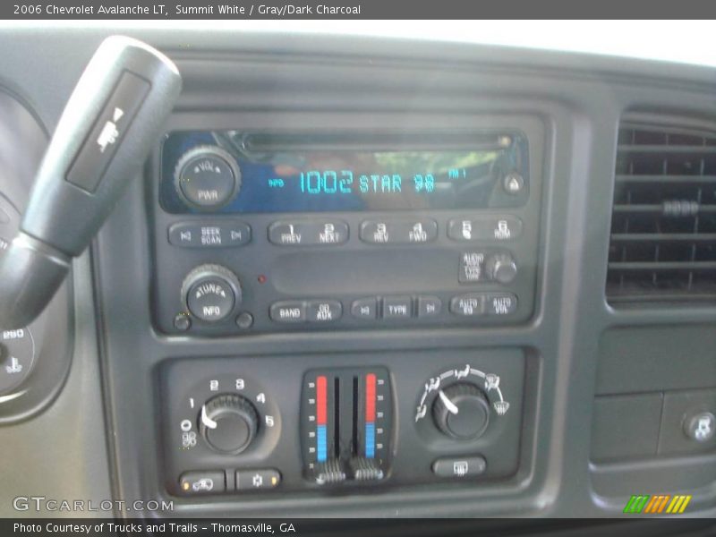 Summit White / Gray/Dark Charcoal 2006 Chevrolet Avalanche LT