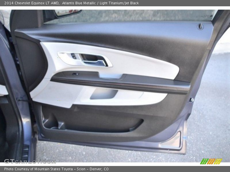 Atlantis Blue Metallic / Light Titanium/Jet Black 2014 Chevrolet Equinox LT AWD
