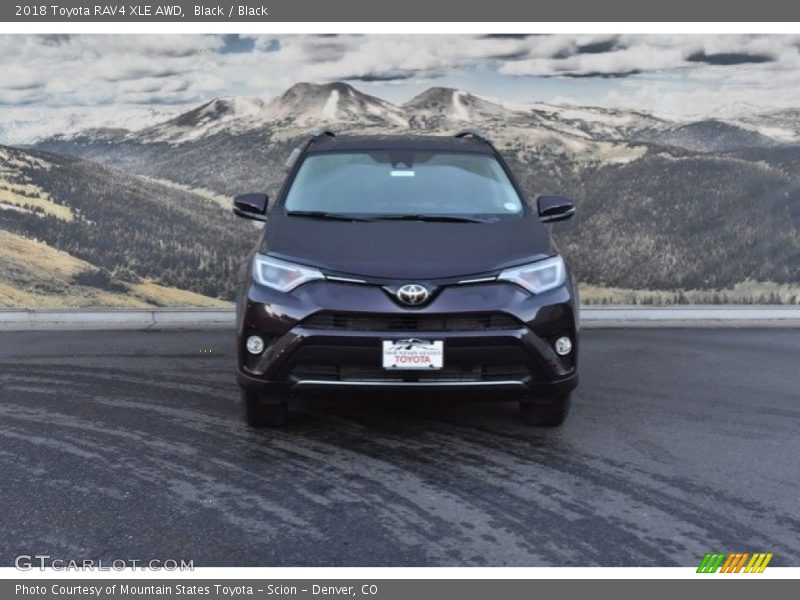Black / Black 2018 Toyota RAV4 XLE AWD