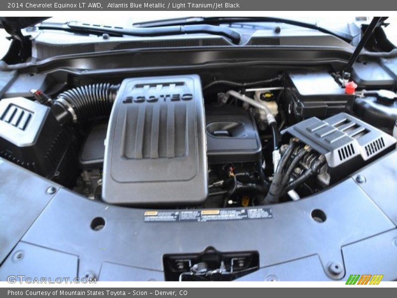 Atlantis Blue Metallic / Light Titanium/Jet Black 2014 Chevrolet Equinox LT AWD