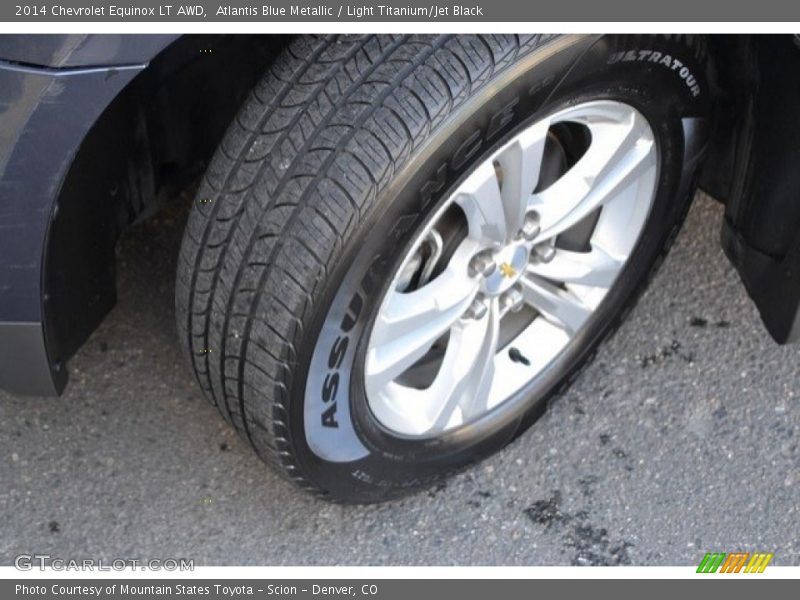 Atlantis Blue Metallic / Light Titanium/Jet Black 2014 Chevrolet Equinox LT AWD