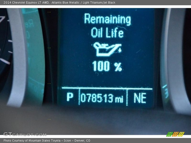 Atlantis Blue Metallic / Light Titanium/Jet Black 2014 Chevrolet Equinox LT AWD