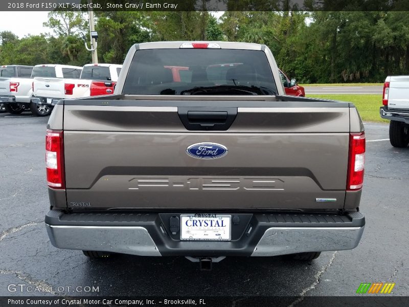 Stone Gray / Earth Gray 2018 Ford F150 XLT SuperCab