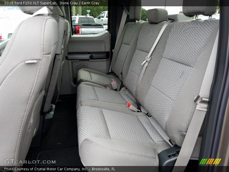 Stone Gray / Earth Gray 2018 Ford F150 XLT SuperCab