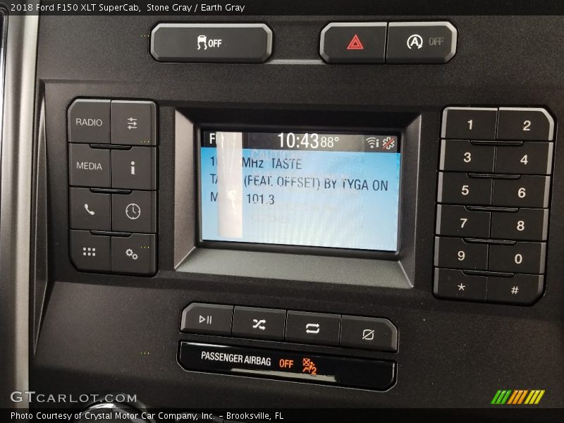 Stone Gray / Earth Gray 2018 Ford F150 XLT SuperCab