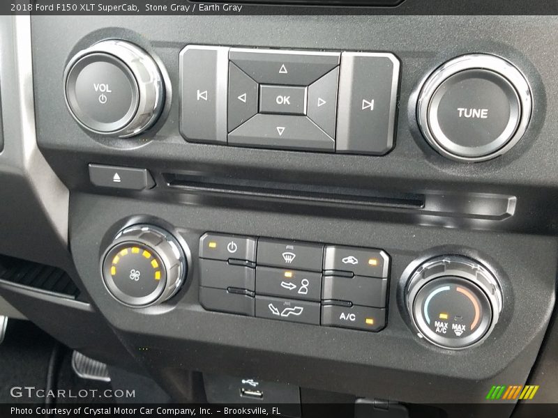 Stone Gray / Earth Gray 2018 Ford F150 XLT SuperCab