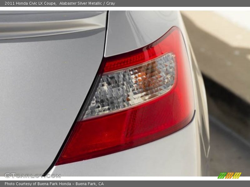 Alabaster Silver Metallic / Gray 2011 Honda Civic LX Coupe