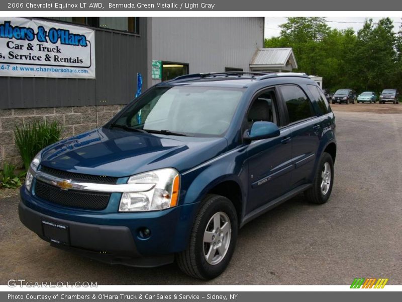 Bermuda Green Metallic / Light Gray 2006 Chevrolet Equinox LT AWD