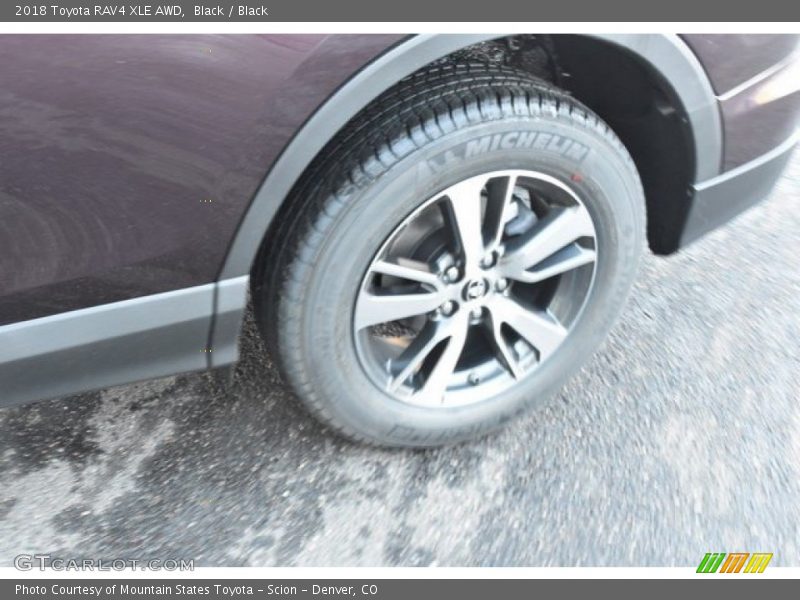 Black / Black 2018 Toyota RAV4 XLE AWD