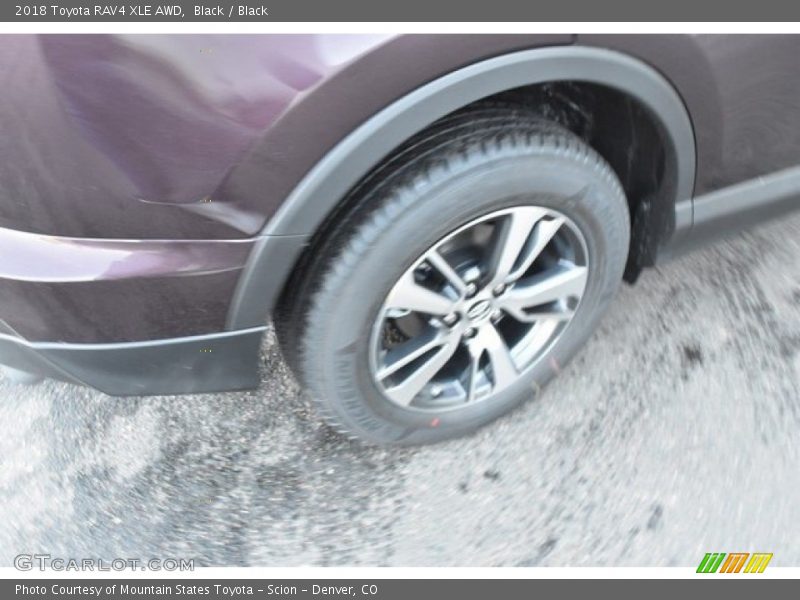 Black / Black 2018 Toyota RAV4 XLE AWD