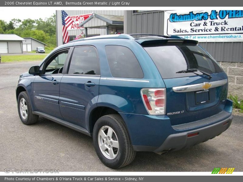 Bermuda Green Metallic / Light Gray 2006 Chevrolet Equinox LT AWD