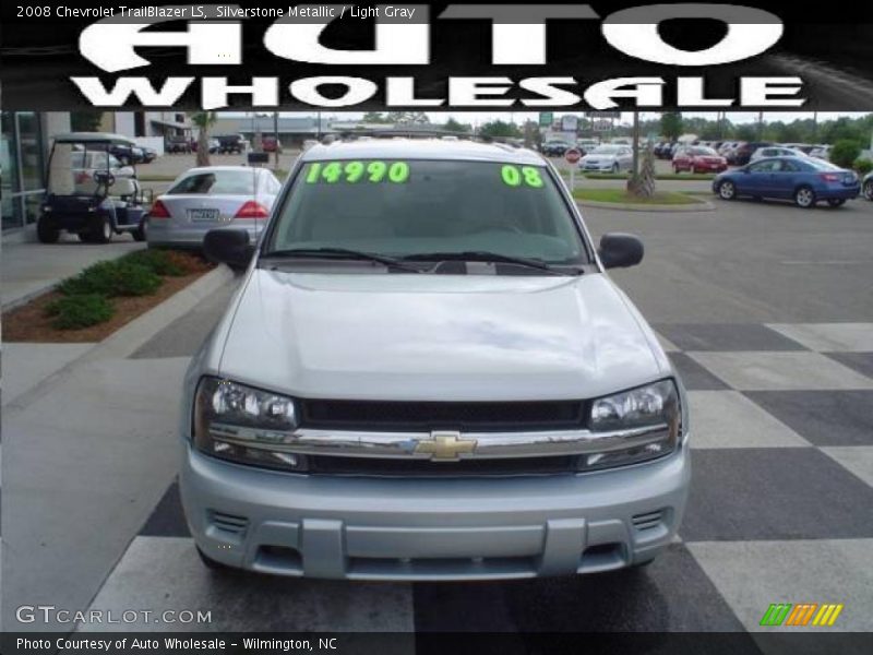 Silverstone Metallic / Light Gray 2008 Chevrolet TrailBlazer LS