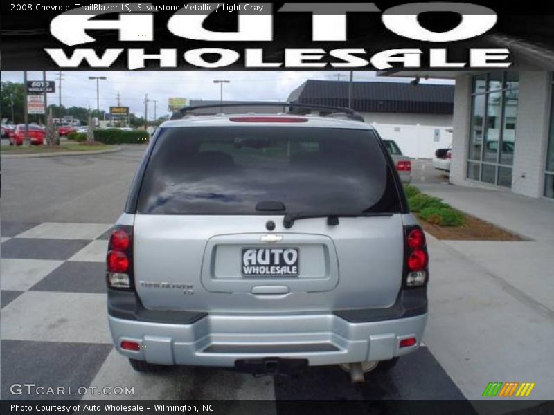 Silverstone Metallic / Light Gray 2008 Chevrolet TrailBlazer LS