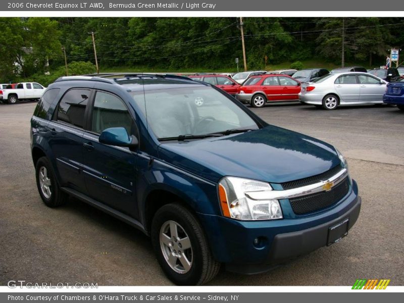 Bermuda Green Metallic / Light Gray 2006 Chevrolet Equinox LT AWD