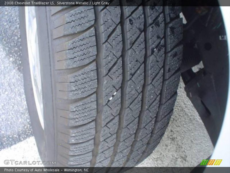 Silverstone Metallic / Light Gray 2008 Chevrolet TrailBlazer LS