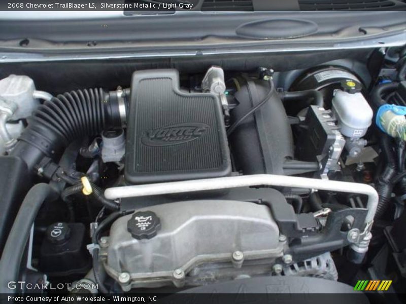 Silverstone Metallic / Light Gray 2008 Chevrolet TrailBlazer LS