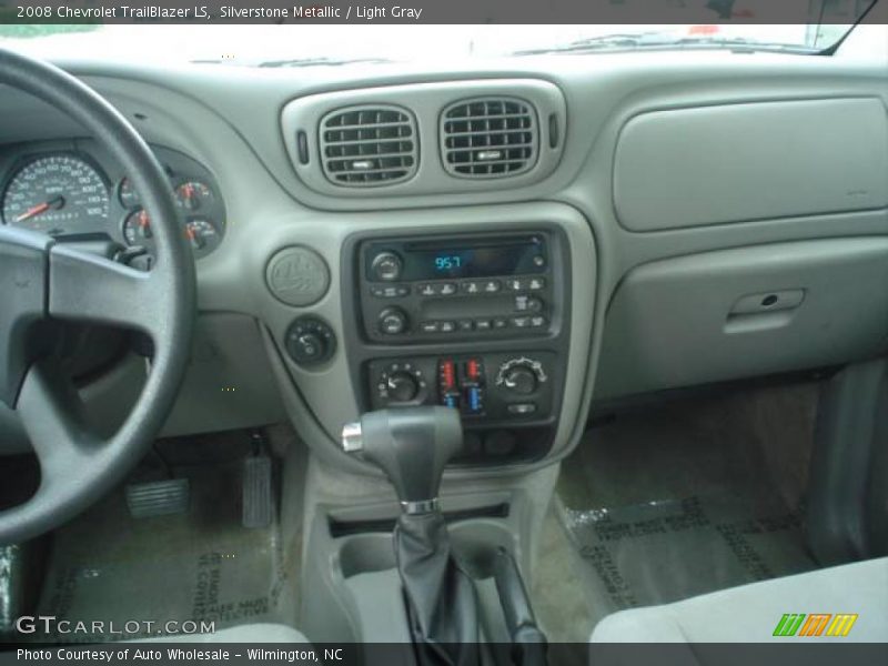 Silverstone Metallic / Light Gray 2008 Chevrolet TrailBlazer LS