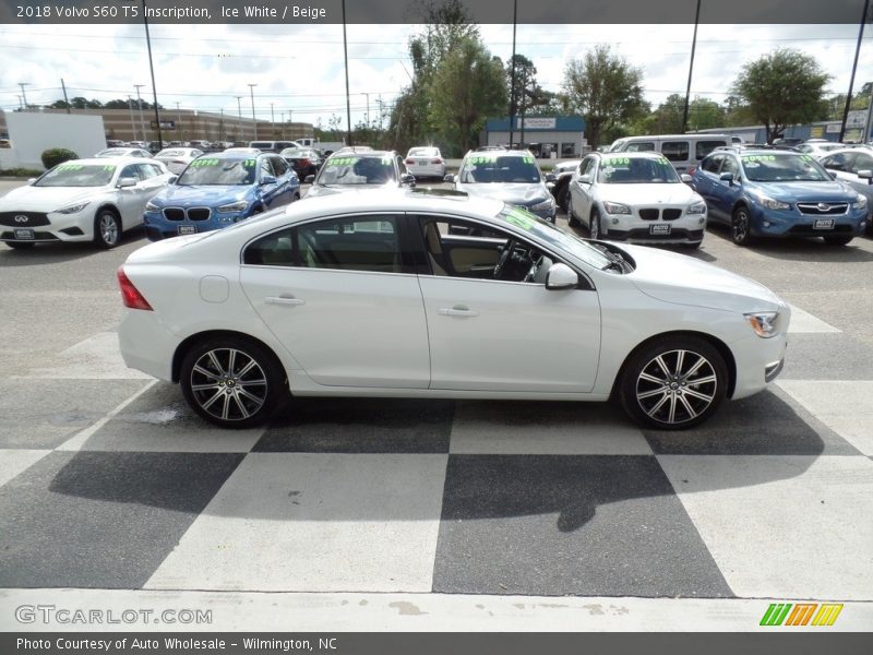 Ice White / Beige 2018 Volvo S60 T5 Inscription