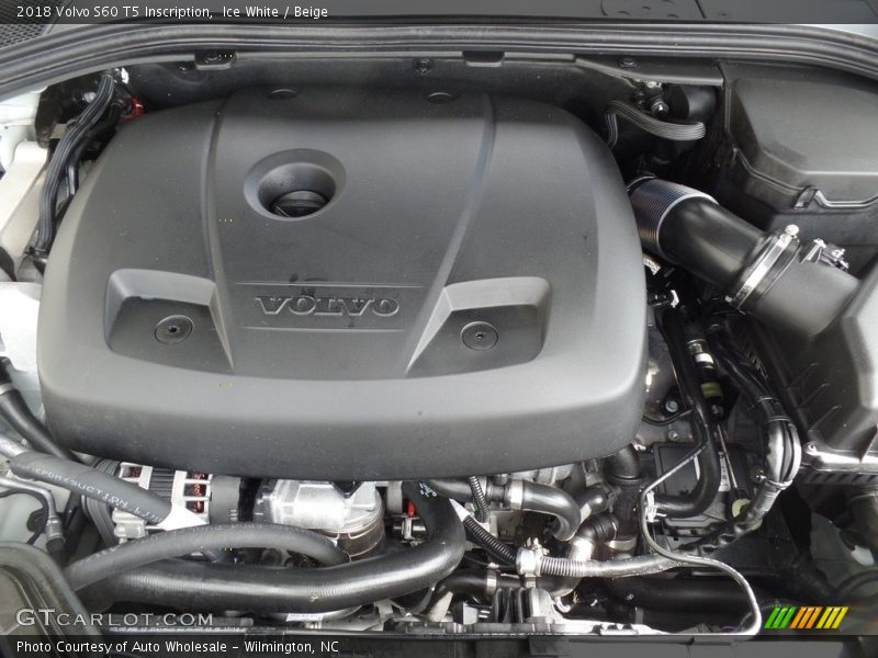  2018 S60 T5 Inscription Engine - 2.0 Liter Turbocharged DOHC 16-Valve VVT 4 Cylinder