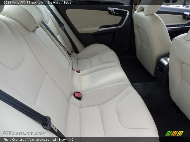 Rear Seat of 2018 S60 T5 Inscription
