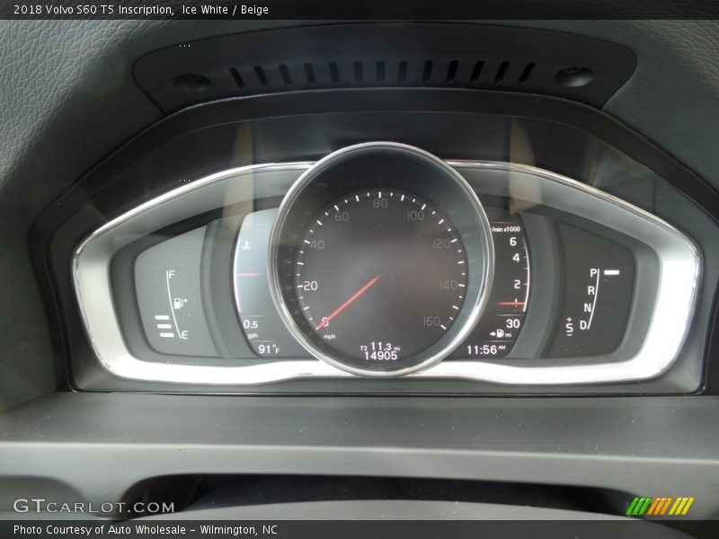  2018 S60 T5 Inscription T5 Inscription Gauges