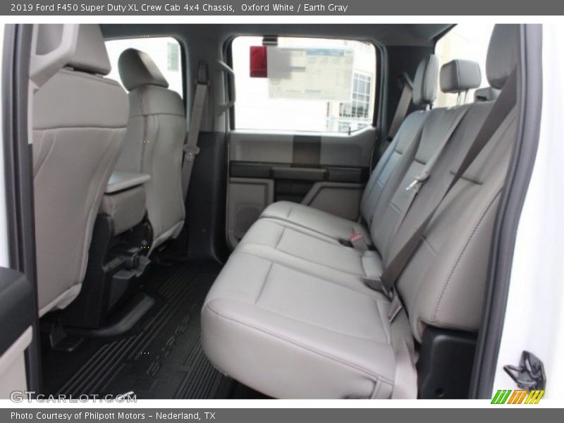 Rear Seat of 2019 F450 Super Duty XL Crew Cab 4x4 Chassis