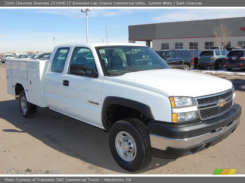 Summit White / Dark Charcoal 2006 Chevrolet Silverado 2500HD LT Extended Cab Chassis Commercial Utility