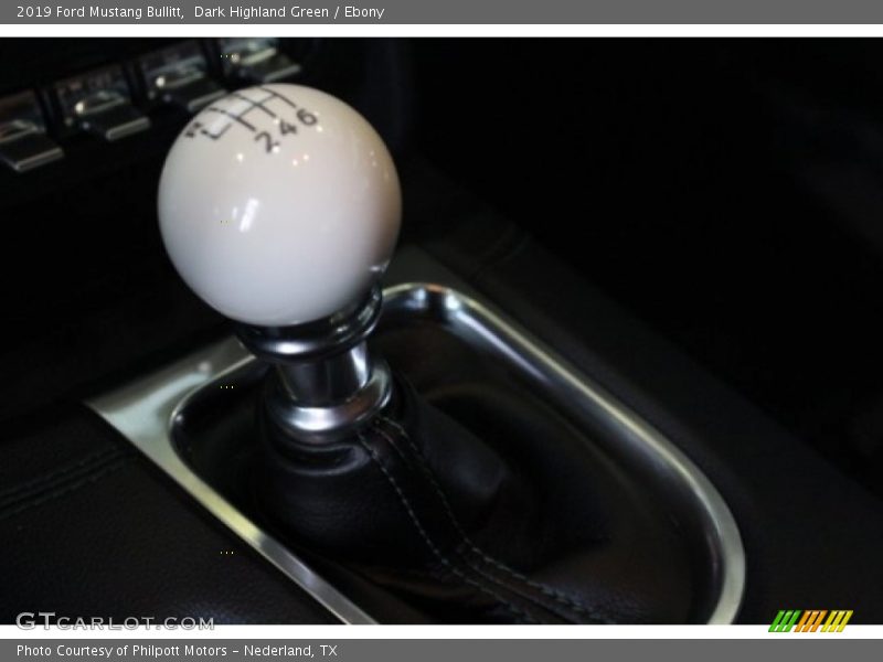 2019 Mustang Bullitt 6 Speed Manual Shifter