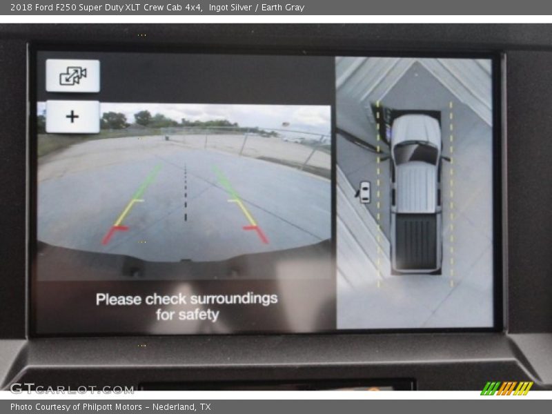 Ingot Silver / Earth Gray 2018 Ford F250 Super Duty XLT Crew Cab 4x4