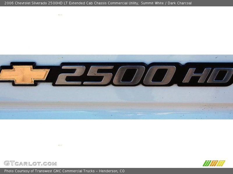 Summit White / Dark Charcoal 2006 Chevrolet Silverado 2500HD LT Extended Cab Chassis Commercial Utility