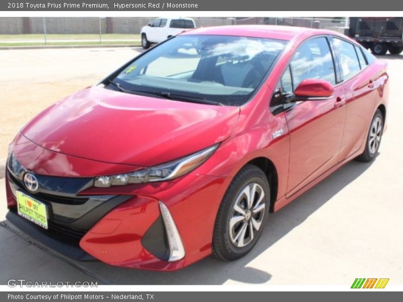 Hypersonic Red / Moonstone 2018 Toyota Prius Prime Premium