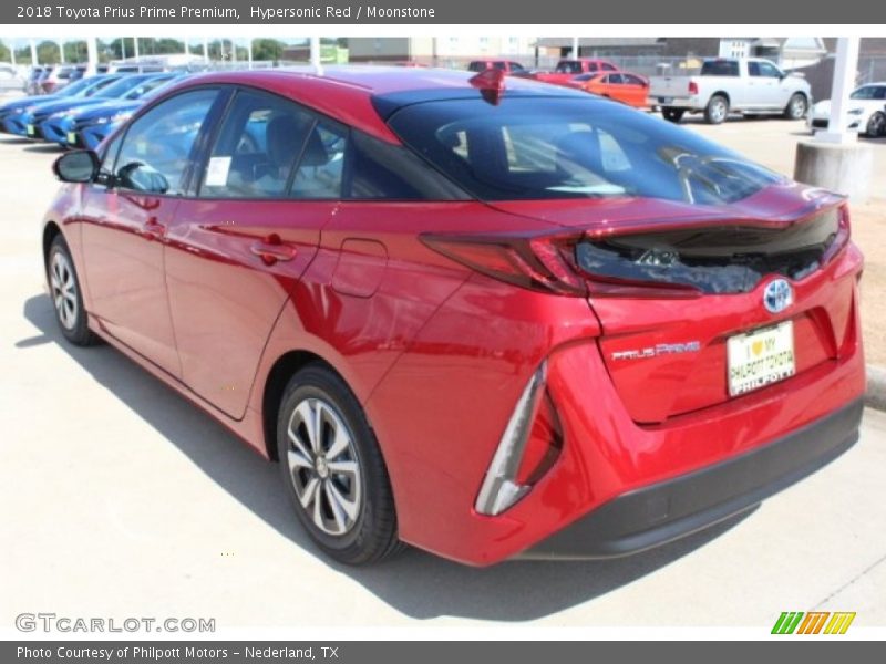Hypersonic Red / Moonstone 2018 Toyota Prius Prime Premium