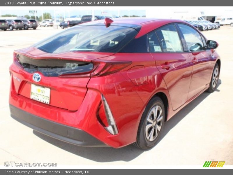 Hypersonic Red / Moonstone 2018 Toyota Prius Prime Premium