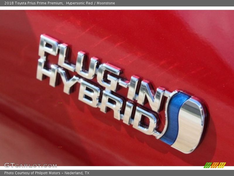 Hypersonic Red / Moonstone 2018 Toyota Prius Prime Premium