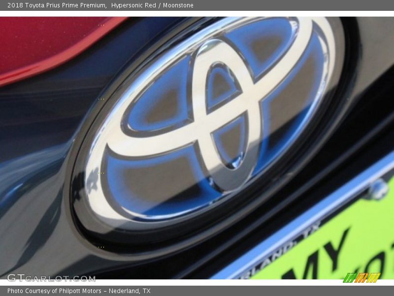 Hypersonic Red / Moonstone 2018 Toyota Prius Prime Premium
