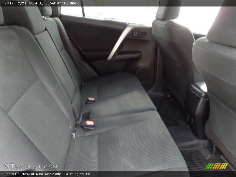 Super White / Black 2017 Toyota RAV4 LE